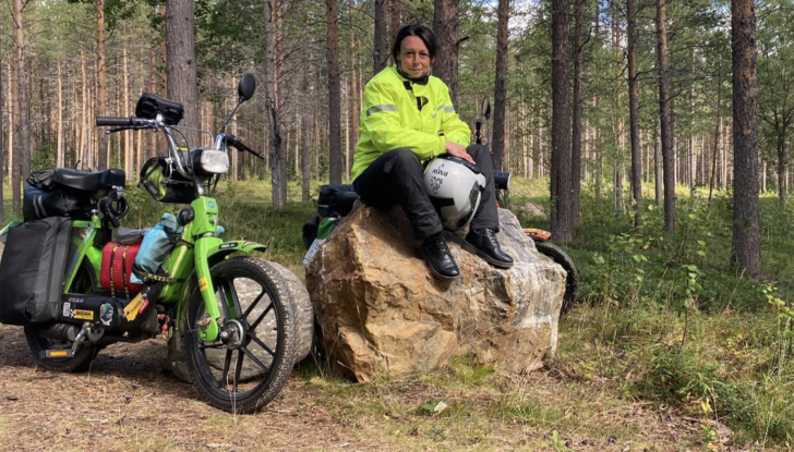 La sfida da record di Mirco e Alice: da Montecchio a Capo Nord in Ciao - Foto 12 di 13