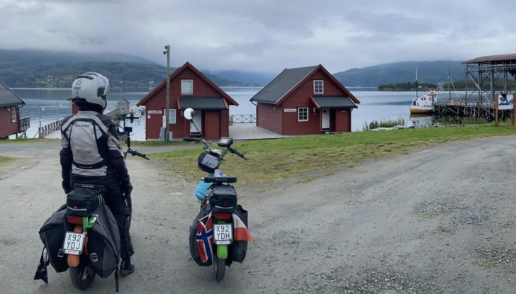 La sfida da record di Mirco e Alice: da Montecchio a Capo Nord in Ciao - Foto 4 di 13