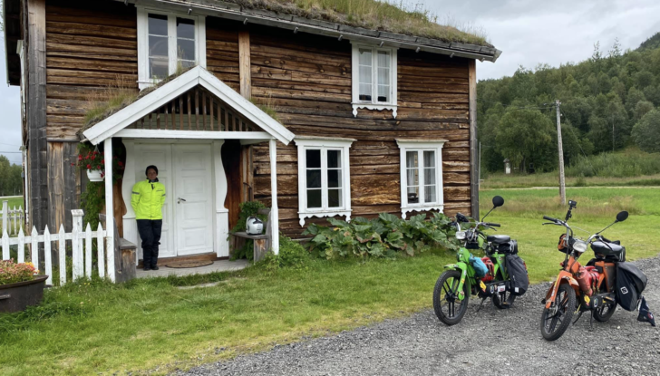 La sfida da record di Mirco e Alice: da Montecchio a Capo Nord in Ciao - Foto 9 di 13