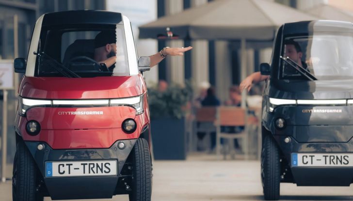 City Transformer presenta la citycar elettrica… a larghezza variabile! - Foto 5 di 8