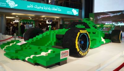 La Formula 1 di Lego più grande al mondo sarà il simbolo del GP di Arabia Saudita