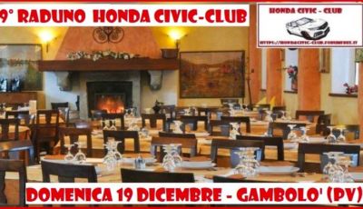 9° Raduno ufficiale - Domenica 19 Dicembre 2021 - Gambolò (PV)