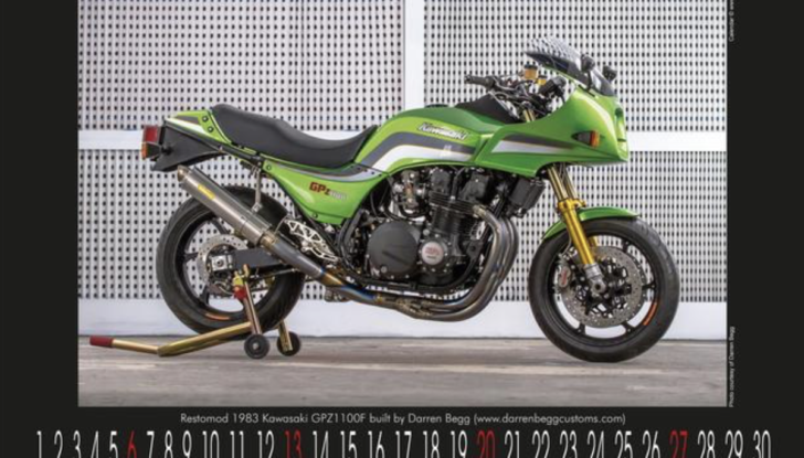 Kawasaki Z1:  cinquant’anni di vita racchiusi in un calendario - Foto 11 di 14