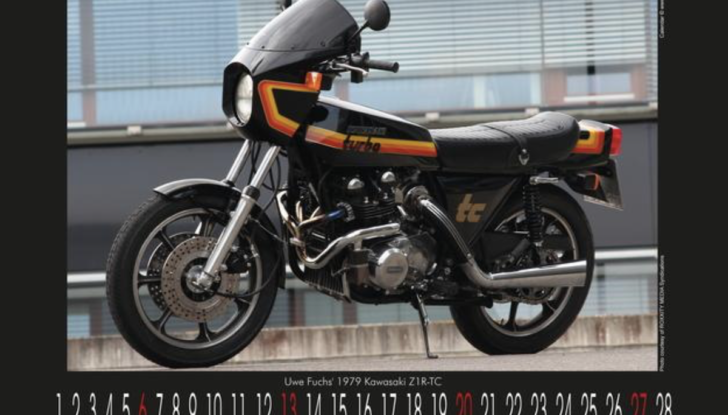 Kawasaki Z1:  cinquant’anni di vita racchiusi in un calendario - Foto 14 di 14