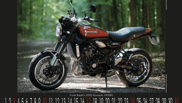 Kawasaki Z1:  cinquant’anni di vita racchiusi in un calendario - Foto 6 di 14