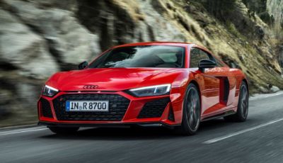 L’Audi R8 si aggiorna: il V10 della Performance RWD arriva a 570 cavalli