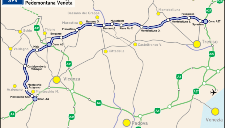 Superstrada Pedemontana Veneta: i caselli che collegano le città delle Prealpi venete - Foto 5 di 5