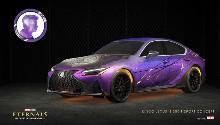 Lexus pubblicizza i supereroi Marvel con dieci personalizzazioni “Eternals” - Foto 3 di 11