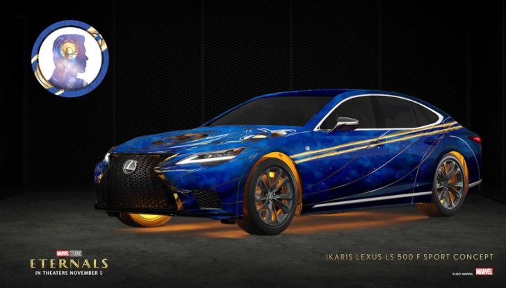 Lexus pubblicizza i supereroi Marvel con dieci personalizzazioni “Eternals” - Foto 4 di 11