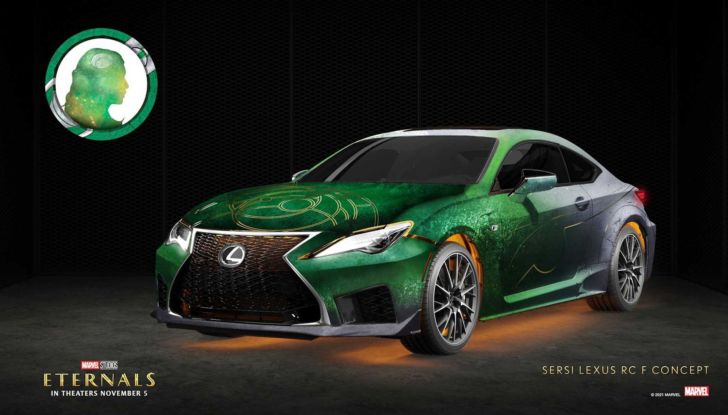 Lexus pubblicizza i supereroi Marvel con dieci personalizzazioni “Eternals” - Foto 8 di 11