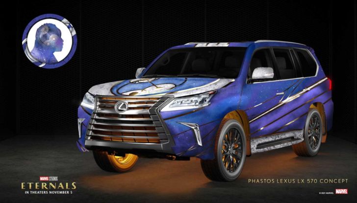 Lexus pubblicizza i supereroi Marvel con dieci personalizzazioni “Eternals” - Foto 9 di 11
