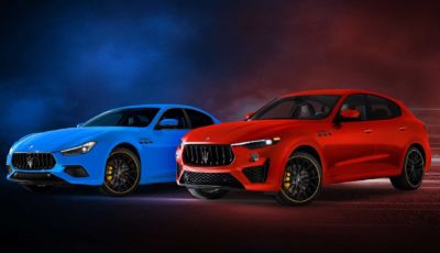 Maserati Ghibli e Levante F Tributo omaggiano Fangio