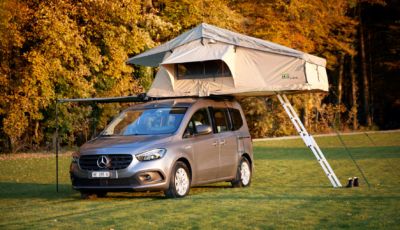 Il Mercedes Citan diventa un micro-camper con l’allestimento di Sortimo