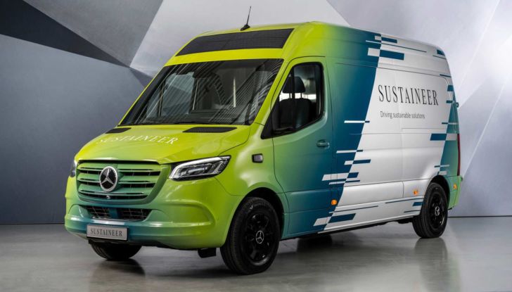Mercedes verso il “carbon neutral” con il prototipo eSprinter Sustaineer - Foto 3 di 9