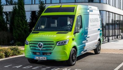 Mercedes verso il “carbon neutral” con il prototipo eSprinter Sustaineer