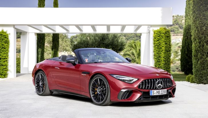 Mercedes-AMG SL 2022: la spider sportiva ritorna con un V8 da 585 cavalli - Foto 8 di 21