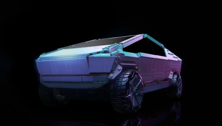 Anche il Tesla Cybertruck può essere costruito con i mattoncini! - Foto 6 di 8