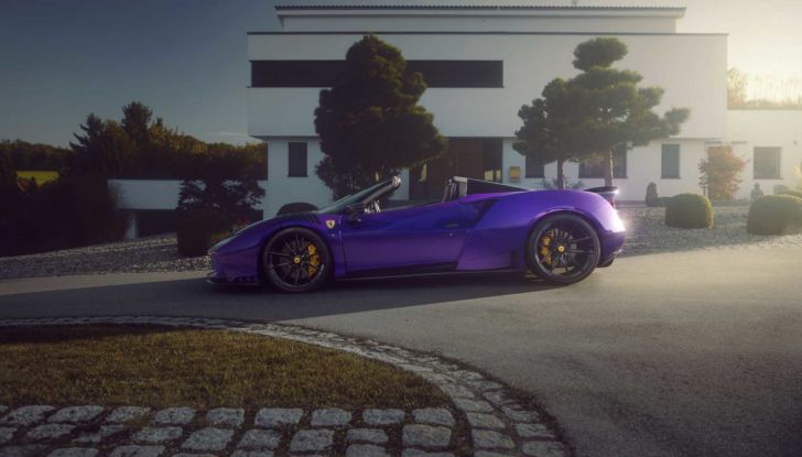 Un’altra esclusiva Novitec! Ecco la Ferrari F8 Spider con kit N-Largo - Foto 5 di 12