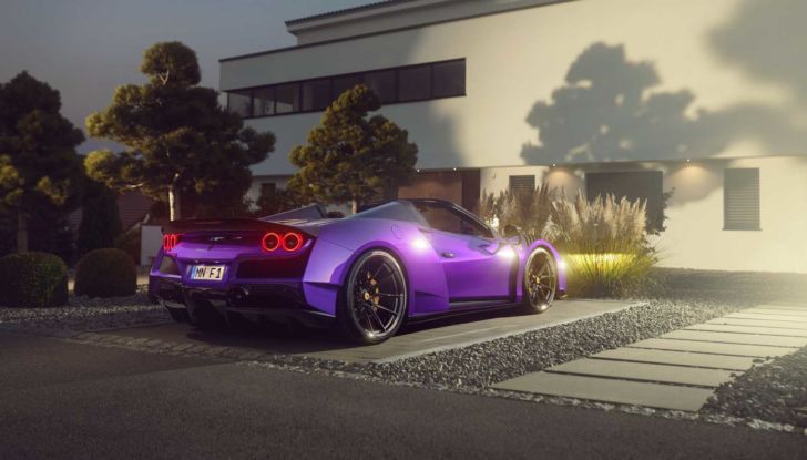 Un’altra esclusiva Novitec! Ecco la Ferrari F8 Spider con kit N-Largo - Foto 6 di 12