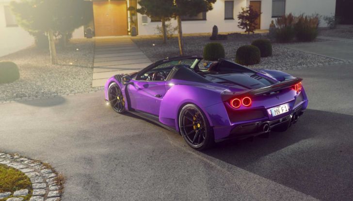 Un’altra esclusiva Novitec! Ecco la Ferrari F8 Spider con kit N-Largo - Foto 8 di 12