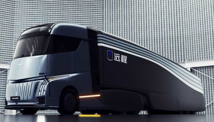 Geely pensa ai camion elettrici: ecco l’Homtruck a guida autonoma di Livello 4 - Foto 2 di 11