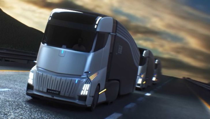 Geely pensa ai camion elettrici: ecco l’Homtruck a guida autonoma di Livello 4 - Foto 6 di 11