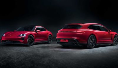 Porsche allarga la famiglia Taycan con la GTS da 598 cavalli e la Sport Turismo