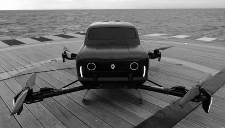 Renault 4: la versione elettrica mette le ali con il drone prototipo Air4 - Foto 7 di 8
