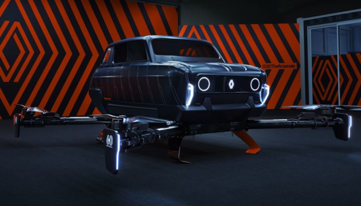 Renault 4: la versione elettrica mette le ali con il drone prototipo Air4 - Foto 1 di 8