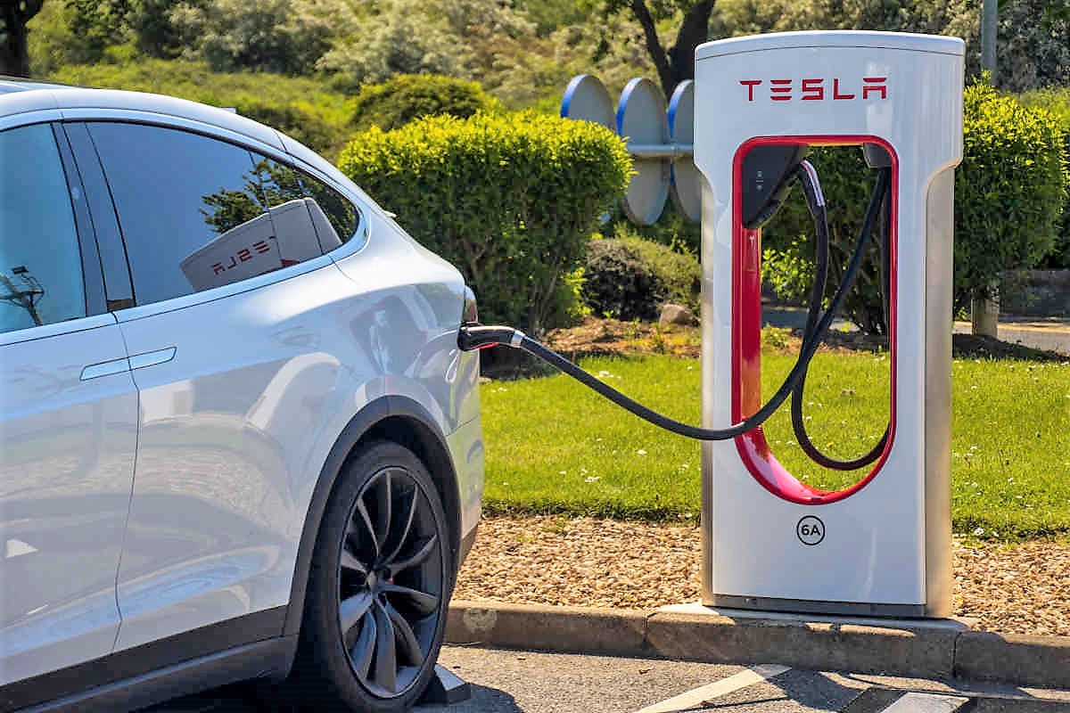 Tesla model x super Charger