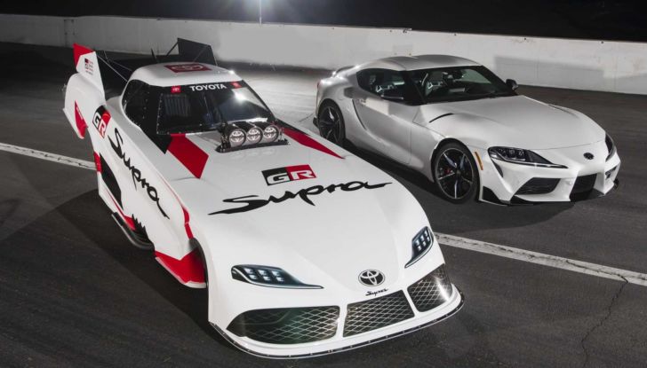 Toyota Supra: la “Funny Car” in versione dragster supera gli 11.000 cavalli! - Foto 1 di 6