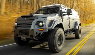 Terradyne Gurkha: il mezzo corazzato con V8 6.7 litri va all’asta