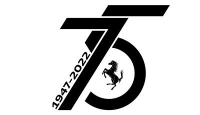 Ferrari: svelato il logo del 75esimo anniversario