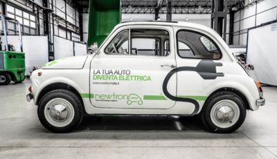 Fiat 500: il retrofit elettrico sul "cinquino" d'epoca