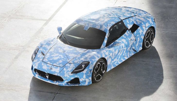 Maserati MC20 Cielo: la supercar in versione cabrio è pronta al debutto - Foto 3 di 8