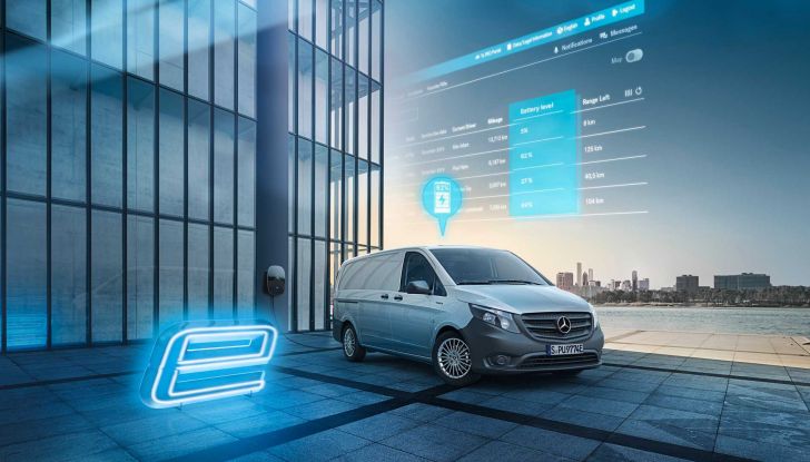 Mercedes-Benz eVito 2022: più autonomia e tempi di ricarica più veloci - Foto 6 di 7