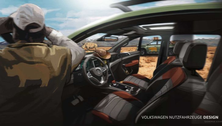 Volkswagen Amarok 2022: il nuovo pick-up sarà lungo oltre 5 metri - Foto 7 di 8