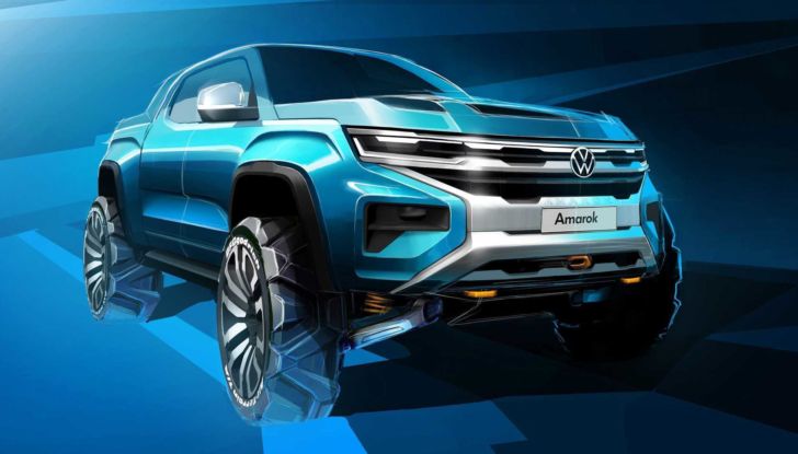Volkswagen Amarok 2022: il nuovo pick-up sarà lungo oltre 5 metri - Foto 5 di 8