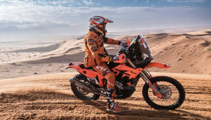 Dakar 2022: Petrucci da record, è il primo pilota di MotoGP a vincere una tappa nel deserto - Foto 2 di 10