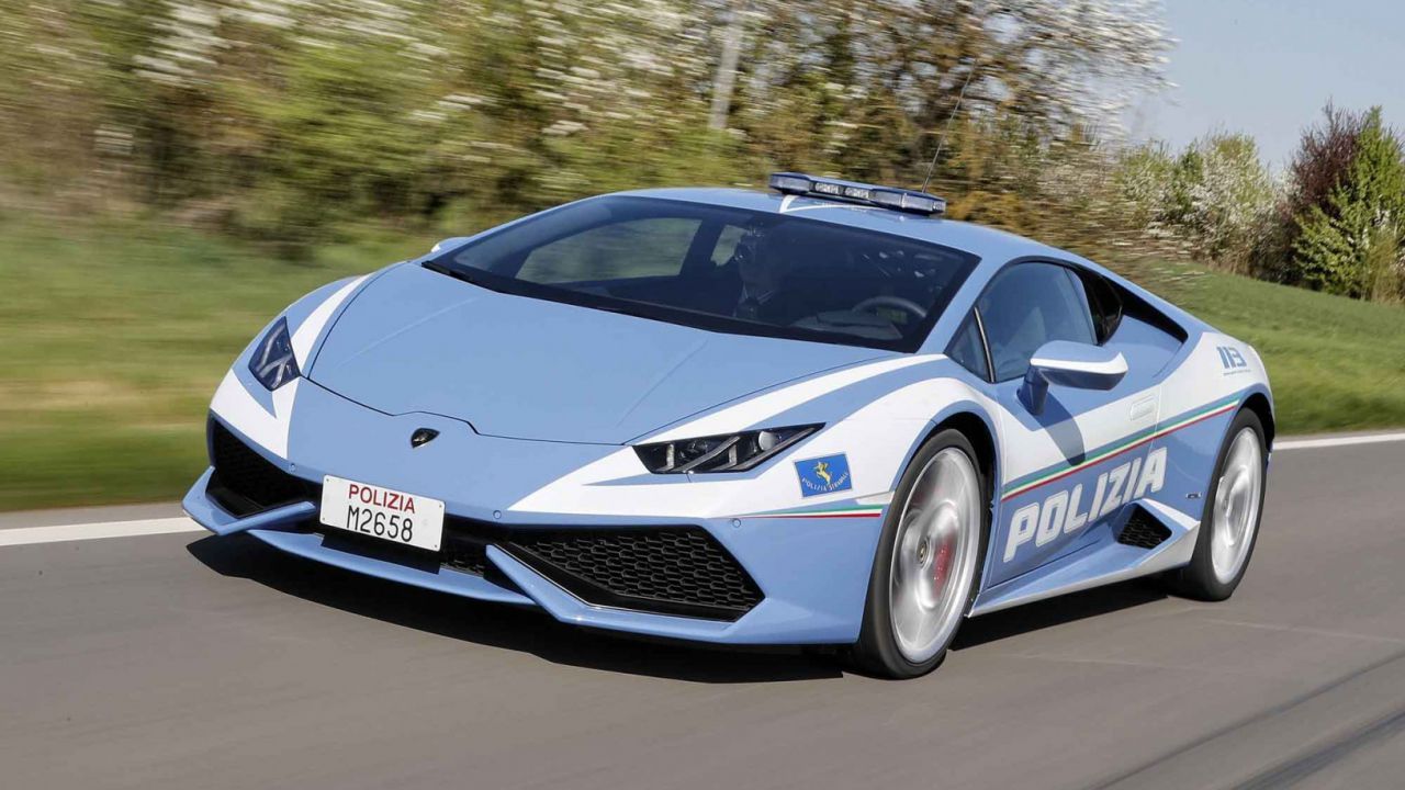 Auto della polizia le dieci supercar pi belle a servizio della