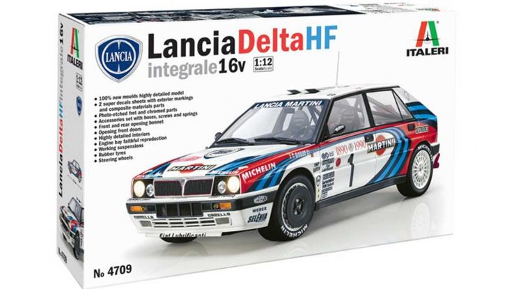 Lancia Delta: disponibile il modellino Italeri della mitica HF Integrale! - Foto 9 di 9