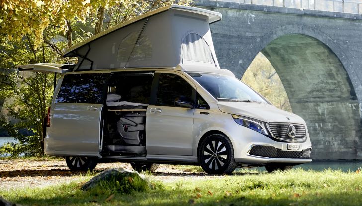 Mercedes EQV: grazie a Sortimo anche il camper diventa elettrico! - Foto 1 di 6