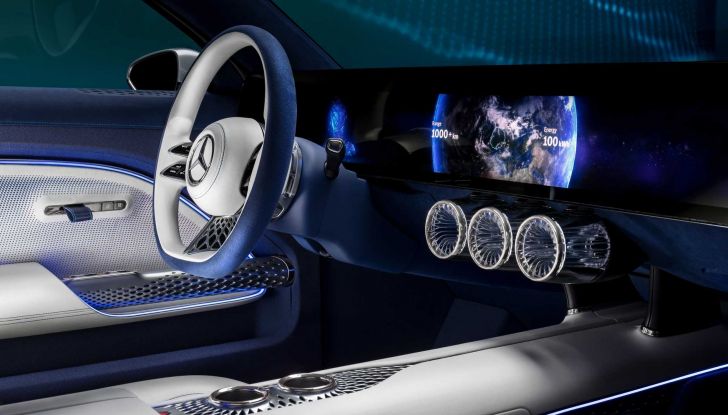 Mercedes Vision EQXX: il Concept elettrico vanta un’autonomia da 1.000 km - Foto 8 di 10