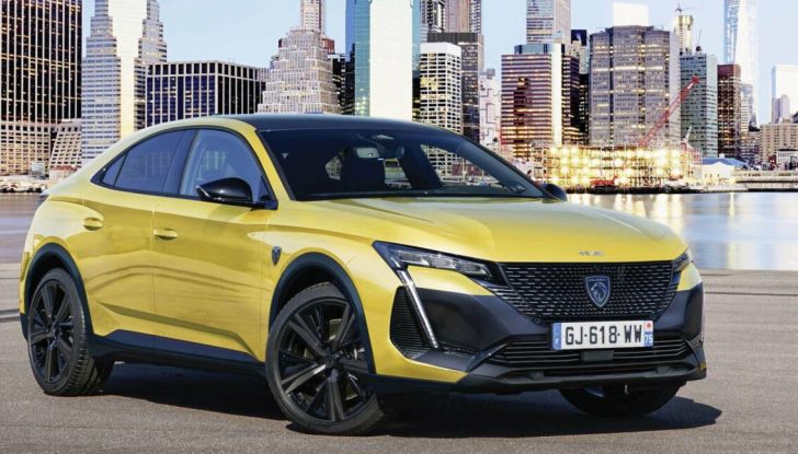 Peugeot 408: i primi dettagli del nuovo crossover francese - Foto 3 di 6