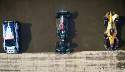 La drag race di Top Gear: chi vince tra una F1, una Formula E e una WRC?