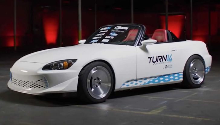 Honda S2000 powertrain Tesla