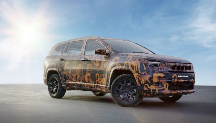 Jeep Meridian SUV teaser 2022