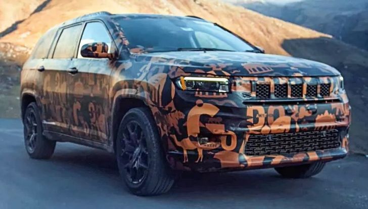 Jeep Meridian SUV teaser 2022