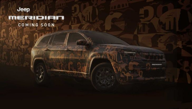 Jeep Meridian SUV teaser 2022