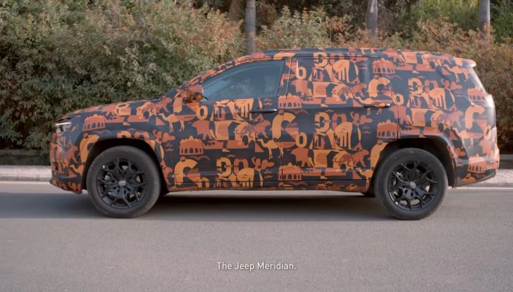 Jeep Meridian SUV teaser 2022